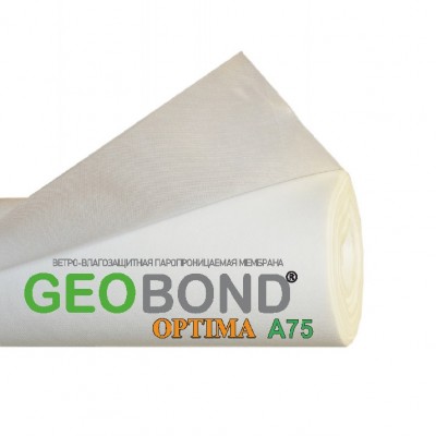 Ветро-влагозащитная паропроницаемая мембрана GEOBOND OPTIMA A75,  30 м2