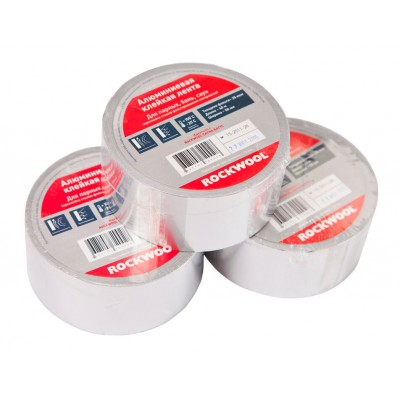 ROCKWOOL Лента клейкая алюминиевая 100 мм, 40 пог м в рулоне