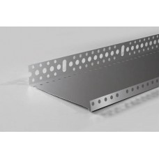 Цокольный профиль алюминиевый с перфорацией и капельником 53мм 2500мм