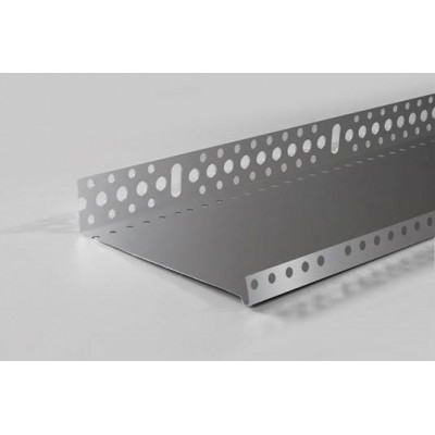 Цокольный профиль алюминиевый с перфорацией и капельником 53мм 2500мм