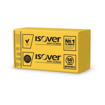 Утеплитель Isover FACADE MASTER, 100*600*1000 мм, Изовер Фасад Мастер, упак -1,8 м2.